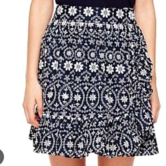 kate spade Dresses & Skirts - BNWT KATE SPADE ♠️ Floral Navy Skirt